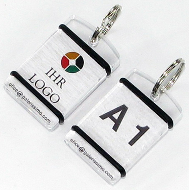 kleine Alu-Schlüsselanhänger